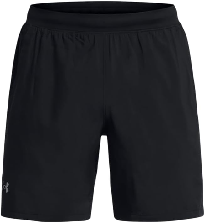 mens Launch Run 7-inch Shorts Shorts (pack of 1) - Black / White / Reflective