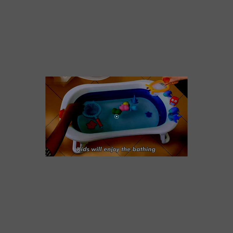 Mumoo Bear Baby Bath Toys, Scoop Net Fish Pool Toys With Spray, Sounds, Color Changing Toddler Bathtub Toys, 5060855835023