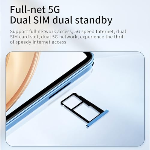 10.1" Android Smart Tablet PC Dual SIM 5G Wifi 6GB RAM 128GB ROM Game and Music A10 Pro Kids Tab (Blue)