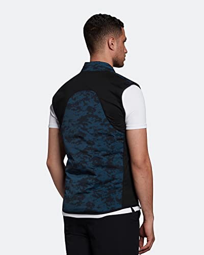 Lyle & Scott Mens Seafoam Gilet Dark Navy/Light Navy S
