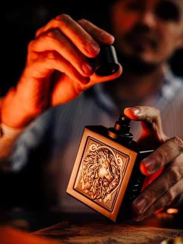 Rayhaan Lion Eau de Parfum Spray for Men, 3.4 Ounce