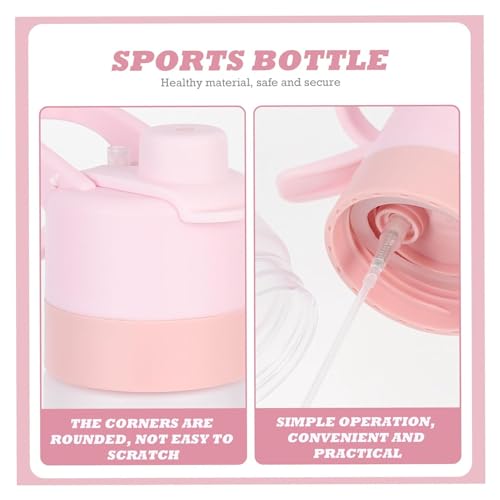 Bolivia's Spray Water Bottle Kids, 650ml Sport Water Bottles, Reusable Fitness Water Jug, Leakproof Bpa Free Misting Water Bottle, Kids Cool Misting Water Bottles, Suitable for Cycling and School
