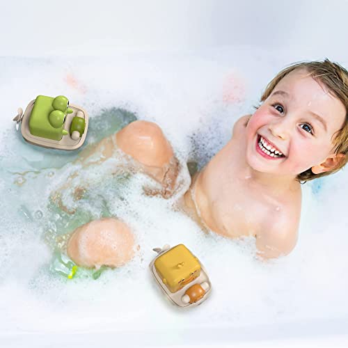 TERRIFI Baby Bath Toys Floating Wind-up Toys Swimming Pool Games Water Play Gift for Bathtub Shower Beach Infant Toddlers Kids Boys Girls Age 1 2 3 4 5 6 Years Old