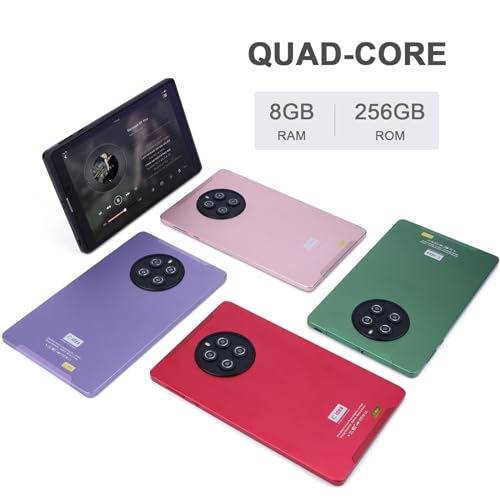 C idea 8 inch Tablet, Android 12.0 Tablet with SIM Card Slot Wifi/5G LTE 8GB RAM,512GB ROM Storage Dual 5MP? Camera HD IPS Display, CM815(Black)