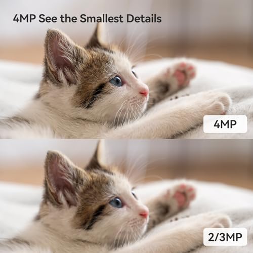 Imou 4MP Camera for Home, WIFI Camera Indoor, 360° Security Camera, CCTV Camera for Home, HD Baby Monitor, Indoor Camera for Pet with IR Night Vision, Two-Way Audio, Motion Detection, Work with Alexa