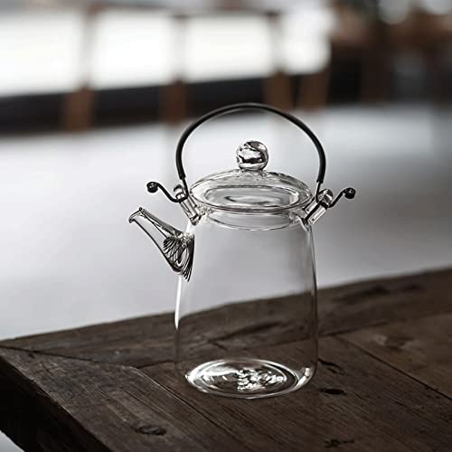 XZEIT Teapot, High Borosilicate Glass Herbal Teapot Household Teapot Large-capacity Living Room Teapot