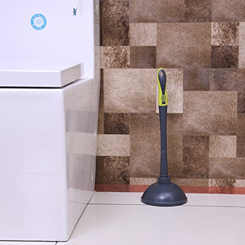 Royalford Rf2371Gr Toilet Plunger | Tested & Proven To Clear Unblock Tough Drain Blockages More Powerful Than Traditional Plungers Unblocks All Toilets With Unique Bellows Design