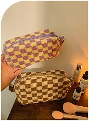 XPONNI Small cosmetic bag cute makeup bag y2k accessories aesthetic make up bag y2k purse cosmetic bag for purse, blue
