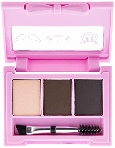 The CrÃ¨me Shop Eyebrow Powder Palette, Dark Brown. With Brush & Spooley . Long Lasting,Water Resistant, Pigmented. Made In Korea -Holy Brow, Deep