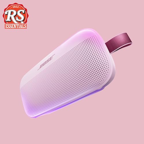 New Bose SoundLink Flex Portable Bluetooth Speaker (2nd Gen), Portable Outdoor Speaker with Hi-Fi Audio, Up to 12 Hours Battery Life, Waterproof and Dustproof, PETAL PINK
