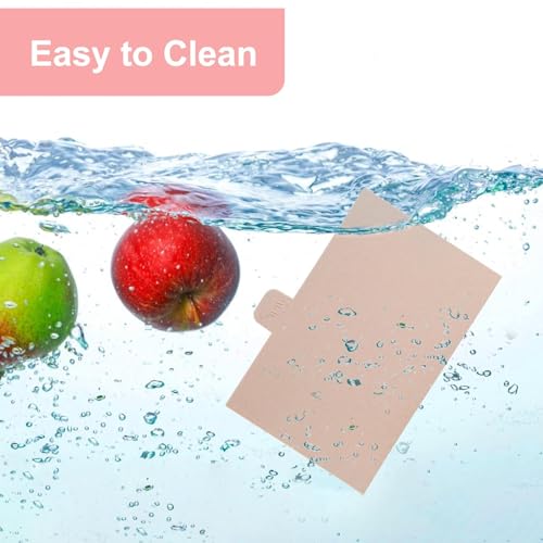 TERRIFI 4 Pcs Cutting Board Set with Stand, Color Coded Reversible Chopping Boards, Plastic Cutting Boards Compact,for Safer Food Prep, Prevent Cross-contamination, Eco-friendly Wheat Straw Fiber