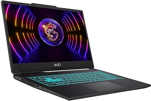 MSI 2024 Cyborg 15 Gaming Laptop, 15.6" FHD 144Hz, Intel 10-Core i7-13620H, 64GB DDR5, 2TB SSD, GeForce RTX 4050, Backlit KB, Wi-Fi 6, Win 11 H, with Microsoft Office Lifetime License & Gaming Mouse