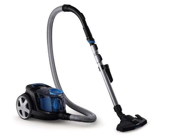 Philips Bagless PowerPro Compact Vacuum Cleaner - 1800W, PowerCyclone 5, Allergy H13 filter, 1.5L Dust Capacity, Washable Filter, Deep Black - FC9350/62