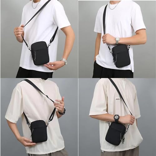 Azonee Sling Bag, Sling Crossbody Backpack Shoulder Bag for Men Women, Lightweight One Strap Sling Bag Backpack Mini Sling Purse Chest Bag for Hiking Walking Biking Travel Cycling
