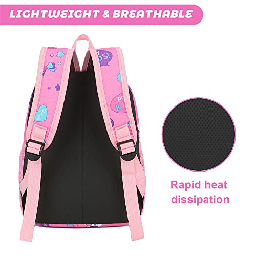TOMVAES Unicorn Kids Backpack,Girls Backpack for School, Children Casual Daypack Book Bag Rucksack,Perfect for Daycare and Preschool