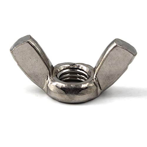SeeRaphee 304 Stainless Steel Butterfly Wing Nut Set,Hand Twist Tighten Hardware Nut Fasteners Parts M10 Panxiang06