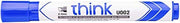 Deli Think 2-5mm Chisel Tip Dry Erase Markers 1x12Piece, Black