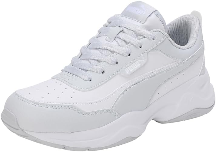 Cilia Mode womens Sneaker - Silver Mist-PUMA White
