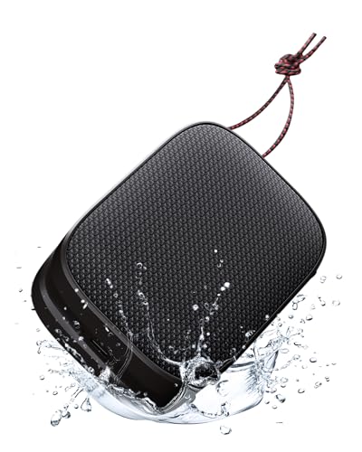 PHILIPS S1509 Portable Bluetooth Speaker,Wireless Speakers with Extra Bass,Quality Sound,12 H Battery,TWS Pairing,Support Stereo Sound,Bluetooth 5.3,IPX7 Waterproof,for Indoor & Outdoor,Small,Black