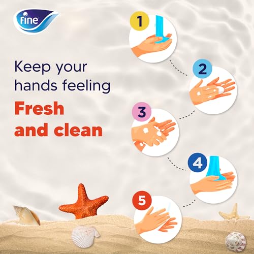 Fine Hand Wash 2 Bottles 450ml, Ocean Breeze Scent Hand Wash