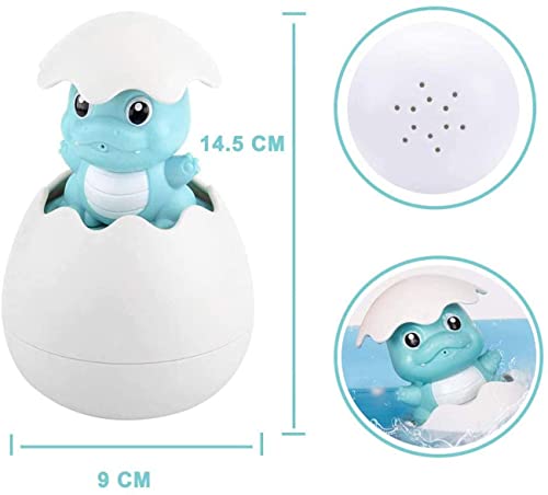 SYOSI Baby Bath Toy, Educational Bath Time Spray Water Bathtub Toys, Dinosaur Spray Water Pool Toy for Toddlers Kids Boys Girls, Sprinkler Bath Toys, Pool Bathroom Baby Toy Gifts