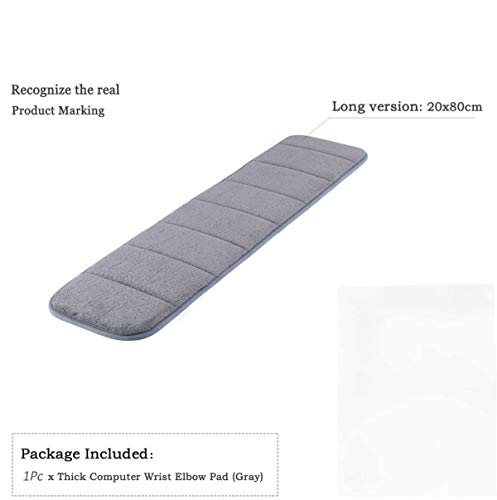 Lakobos Keyboard Wrist Rest Gaming Memory Foam Hand Palm Rest Wrist Rest Support for Office, Computer, Laptop, Mac Typing and Wrist Pain Relief and Repair