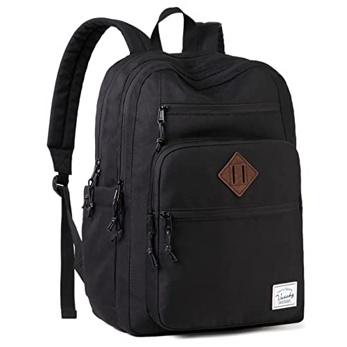 VASCHY School Backpack for Women, Unisex Large Bookbag Schoolbag Casual Daypack for High School/College/Teens/Travel/Work