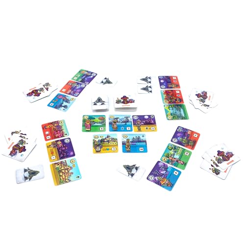 Pandasaurus Games Faraway Card Game - Explore Mysterious Alula! Strategic Region Building with Engaging Gameplay for Adventurers, Ages 10+, 2-6 Players, 15-30 Min Playtime, Made