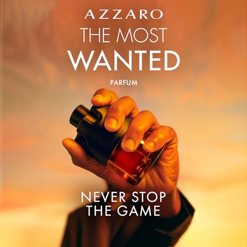 Azzaro Men s The Most Wanted Parfum, Black, 3.38 Fl Oz, 100 ml