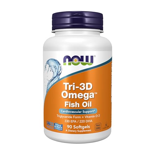 NOW Foods Tri-3D Omega 1000mg, 330/220 Softgels 90's