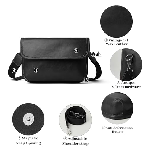 Genuine Leather Men Clutch Bags Purse Handbags Business Zipper Wallet Crossbody Fashion Bag Travel Bag