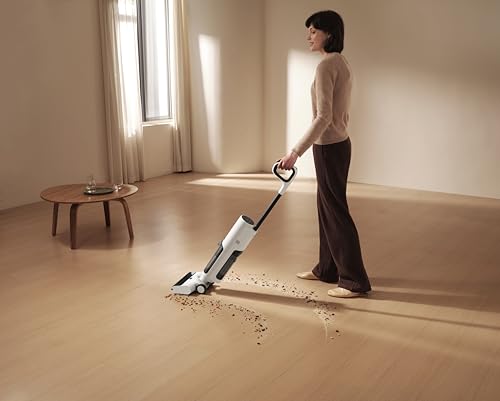 Xiaomi Truclean W20 Wireless 3-in-1 Wet/Dry Vacuum Cleaner, 15,000 Pa Suction Power, Self-Cleaning & Drying, 780 ml Water Tank, Anti-Hair, Edge Cleaning, 2500 mAh Battery, LED Display, White