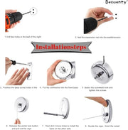 Gadget Deals Stainless Steel Retractable Clothesline | Cloth Drying Rope for Outdoor, Balcony, Bathroom