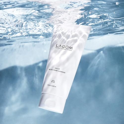 [LAGOM] CELLUP MICRO FOAM CLEANSER, 120ml-4.05fl.oz., Deep-cleansing, Fine-dust Cleansing, Residue Free, Hydrating Cleanser