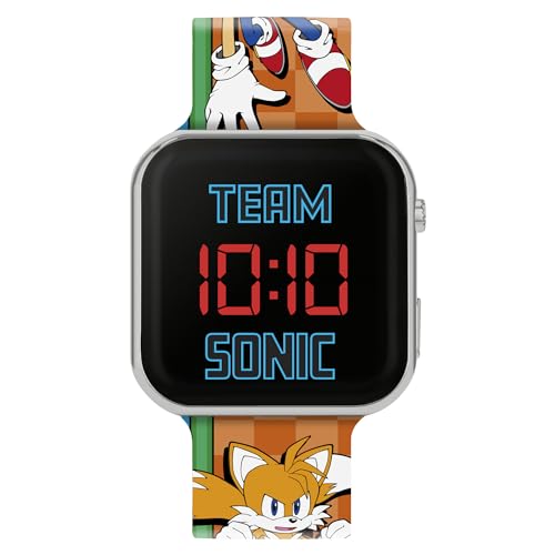SONIC THE HEDGEHOG LED Strap Watch , SNC4322M