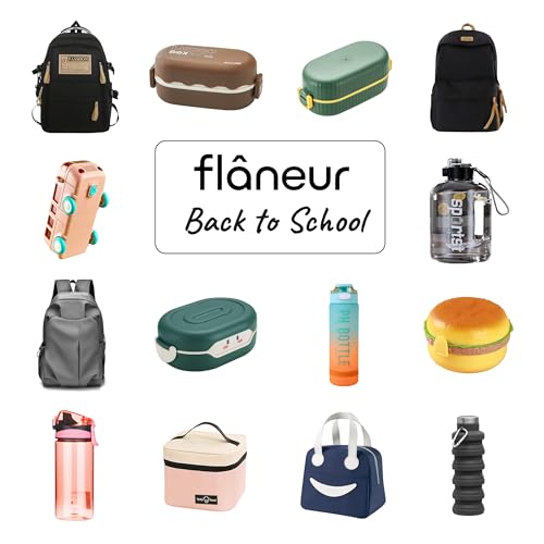 Flaneur Day Backpack with Multiple Compartments - Lightweight Schoolbag for Students Bookbag Durable Daypack for Men and Women Multiple Pockets Comfortable Straps Essential for Travel Sport