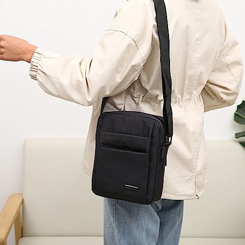 JZS Crossbody Bag Small Shoulder Backpack for Men Chest Bags Casual Daypack for Business Travel Cycling