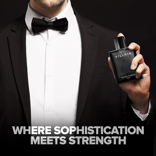 Villain Classic Perfume for Men, Eau De Parfum (EDP) - 100ml, Premium Fragrance Spray for Men, Best Gift for Men - Woody & Spicy