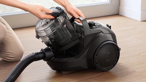 BOSCH Series 4 Bagless Vacuum Cleaner 2000 Watts, BGS21WBAGB Black