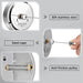 XBLDS Retractable Clothesline, 304 Stainless Steel Clothes Line Dryer with Heavy Duty Adjustable Stainless Steel Rope String for Hanging Drying Bathroom, Laundry, Hotel, Indoor & Outdoor, 2.8M