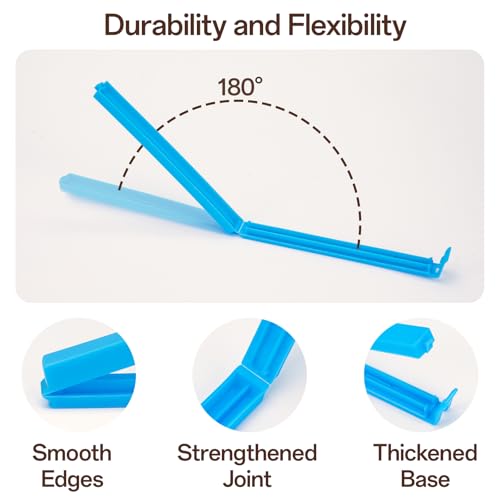 WISYOK Food Clips 40pcs, Bag Clips for Food Storage Plastic, Freezer Bag Clip, 4 Sizes and 4 Colors, Resuable Kitchen Sealing Clip Stay Fresh Longer for Snack, Sandwich, Bread