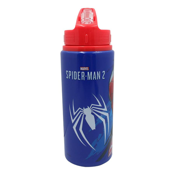 Spider-Man 2 Suit Up for Adventure Aluminium Kids Water Bottle, 600 ml Capacity