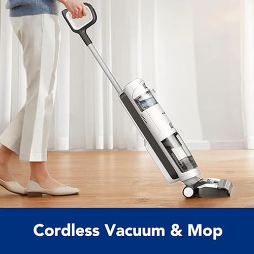 Tineco iFLOOR 3 Breeze Wet Dry Vacuum Cordless Floor Cleaner and Mop One-Step Cleaning for Hard Floors