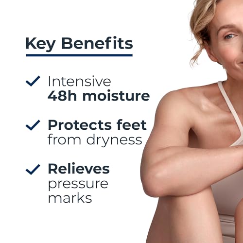 Eucerin UreaRepair Plus 10% Urea Foot Cream with Ceramide, Smoothes Callouses and Thickened Heels, Feet Care for Very Dry, Suitable for Mature & Diabetic Skin, 100ml