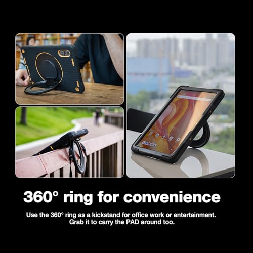 2025 Newest Android Rugged Tablet, AGM PAD P2 Active Waterproof Outdoor Tablet,16(8+8) GB +256GB, 10.95'' FHD, 50MP+8MP, Dual SIM 4G LTE/5G Hz WiFi/GPS/OTG/IP69K/Compass/Widevine L1/Helio G99