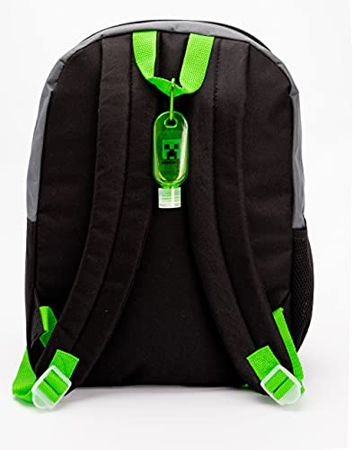 Minecraft Kids School Backpack and Lunch Box 5 Pieces One Size, Black, One Size, Black, One Size, Black, Taille unique