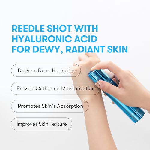 VT COSMETICS Hydrop Reedle Shot 100hL | Hyaluronic Acid Microneedling Serum, Intensive Hydrating & Moisturizing Exosome, Soft & Glass Skin, Korean Skin Booster1.69 Fl Oz.(50ml)