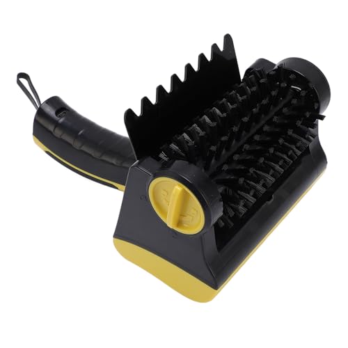 Dpofirs Electric Grill Brush Cordless 2600mAh Battery - BBQ Cleaning with Dual Brush Heads, Adjustable Speed, Spray, Type C Charging