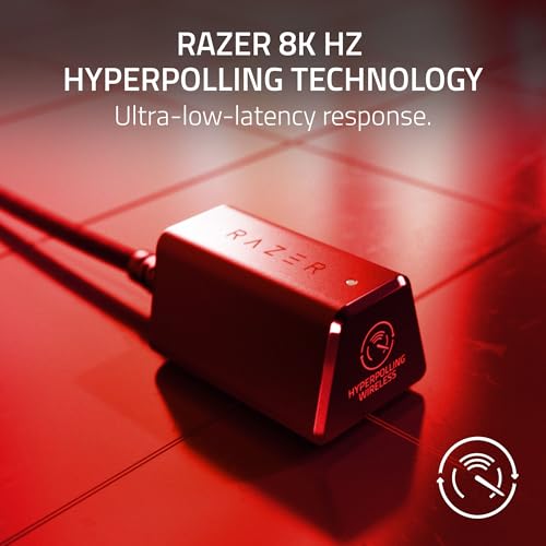 Razer Viper V3 Pro Wireless Esports Gaming Mouse: Symmetrical, 55g Lightweight, 8K Polling, 35K DPI Optical Sensor, Gen3 Optical Switches, 8 Programmable Buttons, 95 Hr Battery - Faker Edition