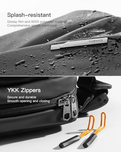 Inateck Compact Bum Bag 4L, Stylish Sling Bag Men Women Waterproof Chest Bags Shoulder Bag Shoulder Bag Crossbody Bag for Travel School Hiking